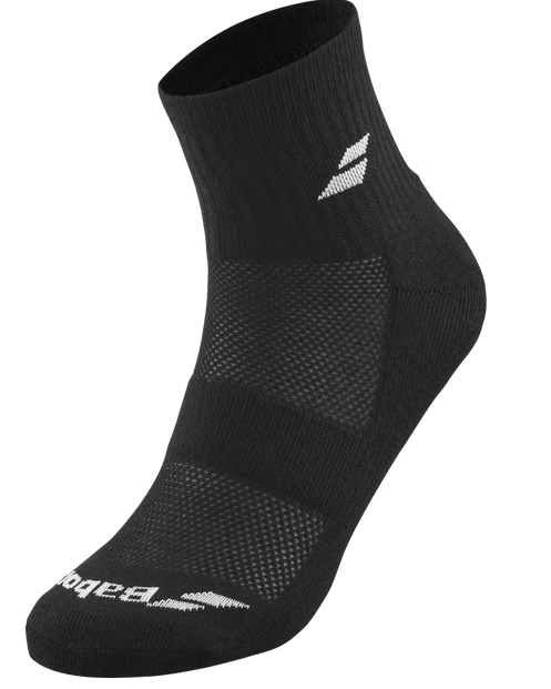 Babolat - Quarter 3 Pairs Pack Unisex-schwarz