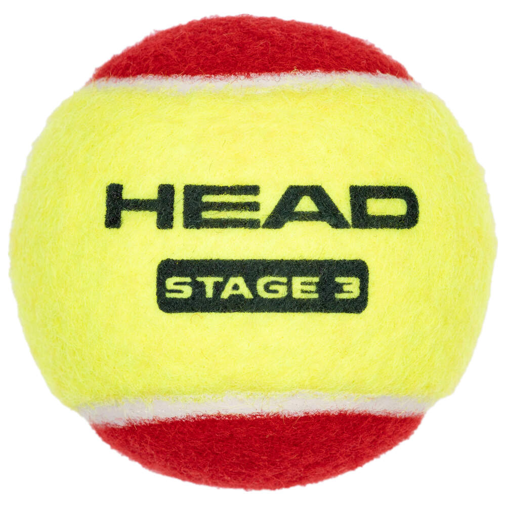 Tennisballs - 12B Head Stage 3 - Red - Mesh Bag - 4 DZ