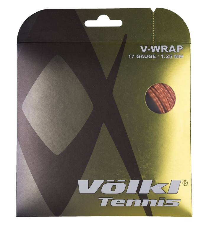 Tennissaite - Völkl - V-Wrap - Orange Spiral - 200 m