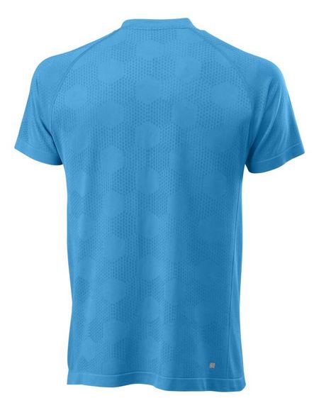 Wilson - POWER SEAMLESS HENLEY - coastal blue - Men (2020)
