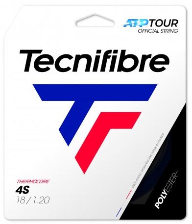 Tennisstring - Tecnifibre - 4S - 12 m - Black