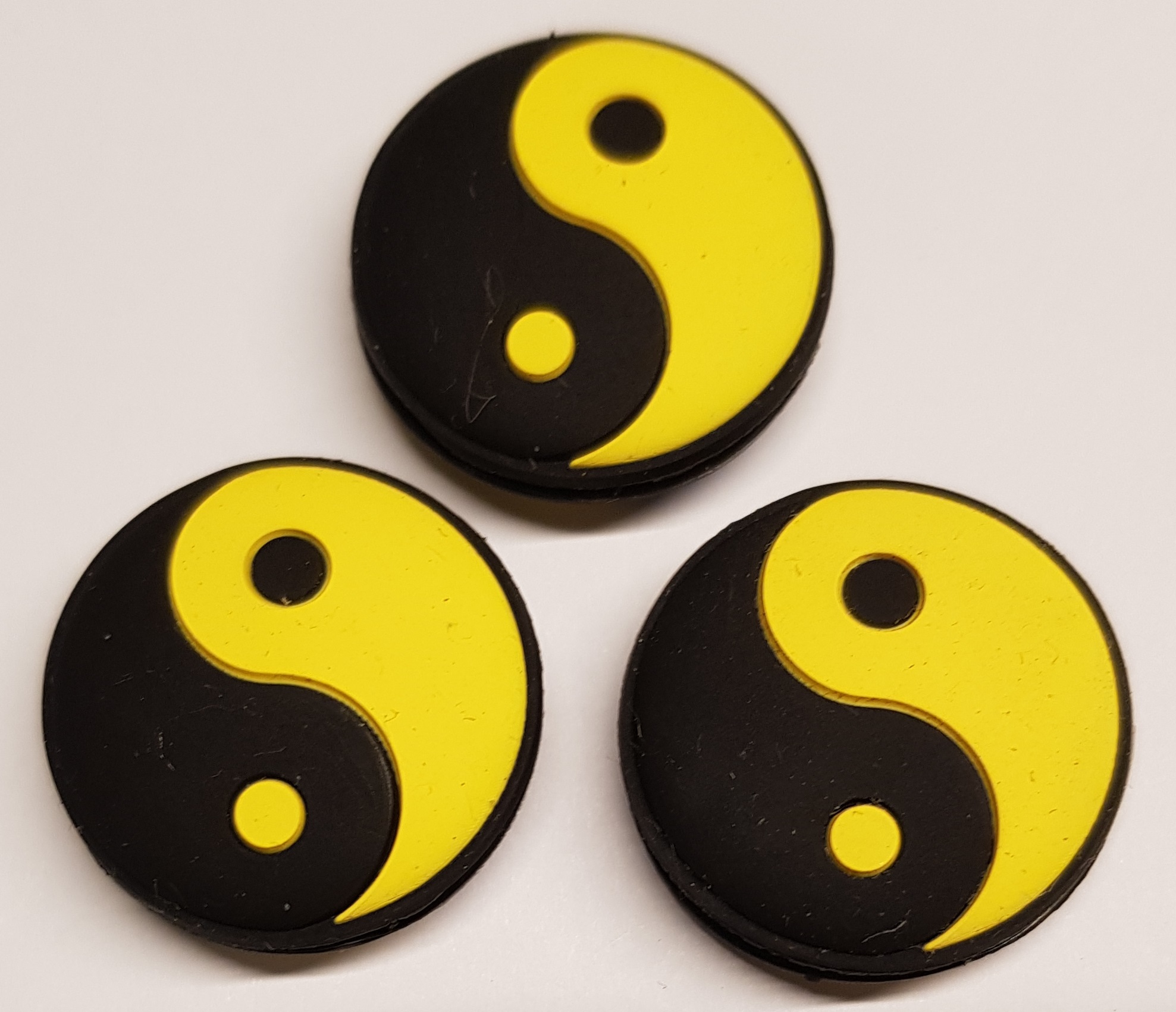 Vibrastop - Discho - Yin und Yang - schwarz/gelb - 3 Stck.