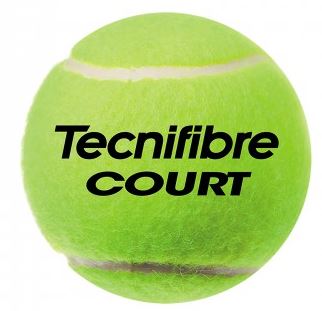 Tennisbälle - Tecnifibre - COURT (4er Dose)