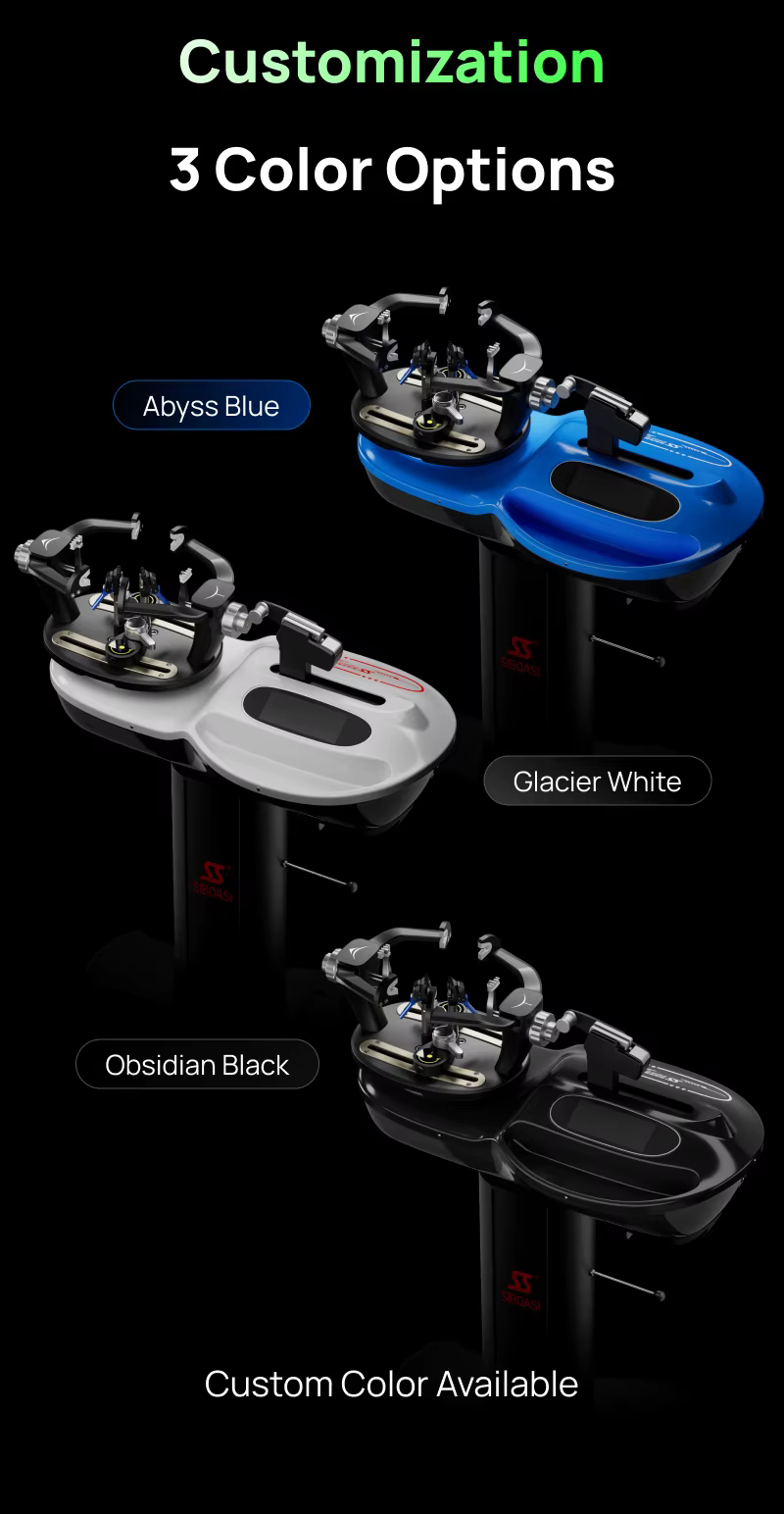 Besaitungsmaschine - Siboasi S5 (Badminton) - schwarz/blau