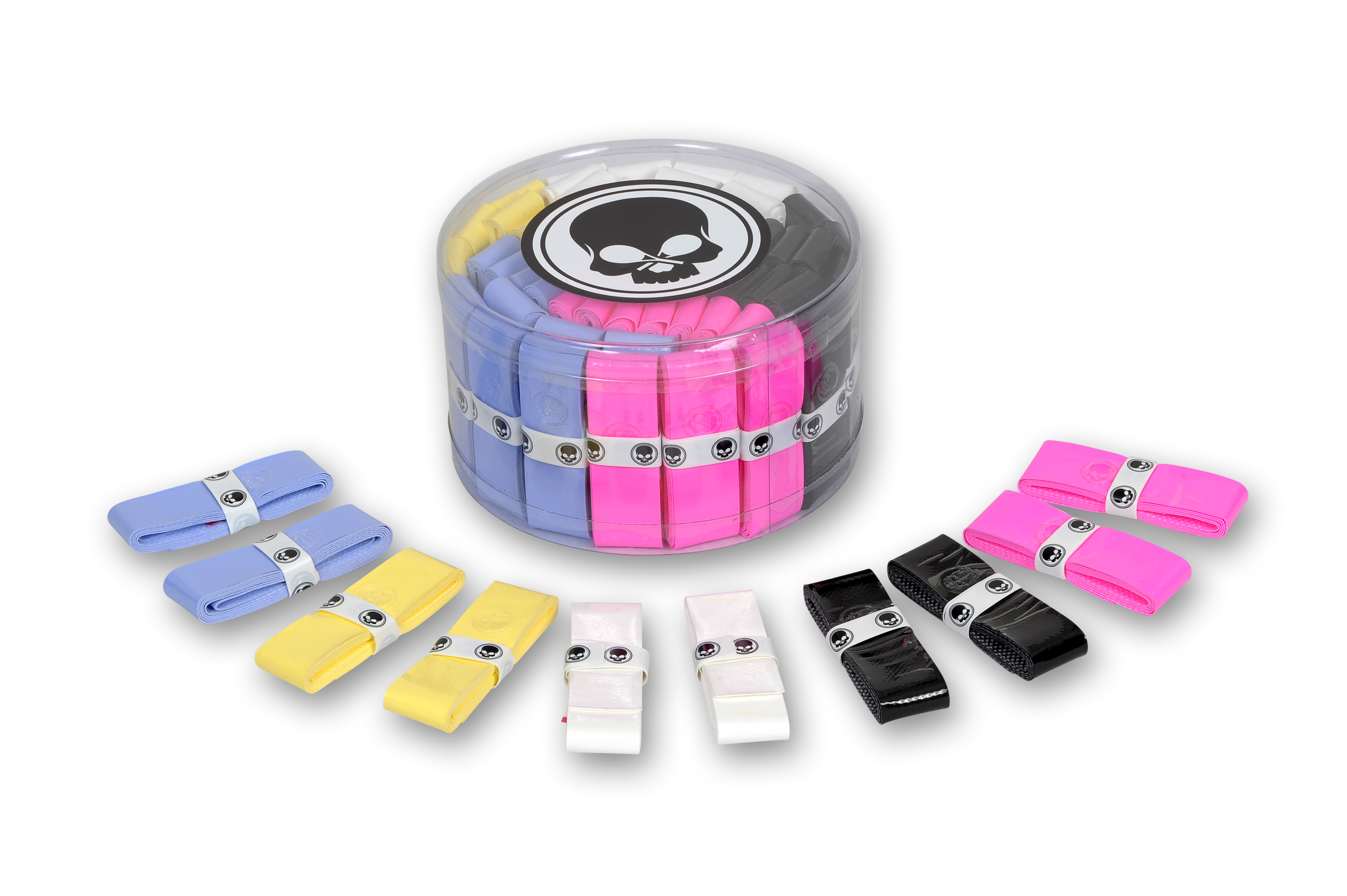 BLACK SKULL Overgrips - Tour Grip - 60er Box gemischt - 0,6 mm