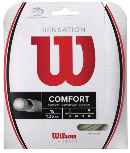 Tennisstring - Wilson - SENSATION - natural - 12,2 m (2018)