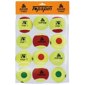 Tennisbälle- Methodik-Tennisball Mix aus Stage1 - Stage2 - Stage3 - je 4 Stück
