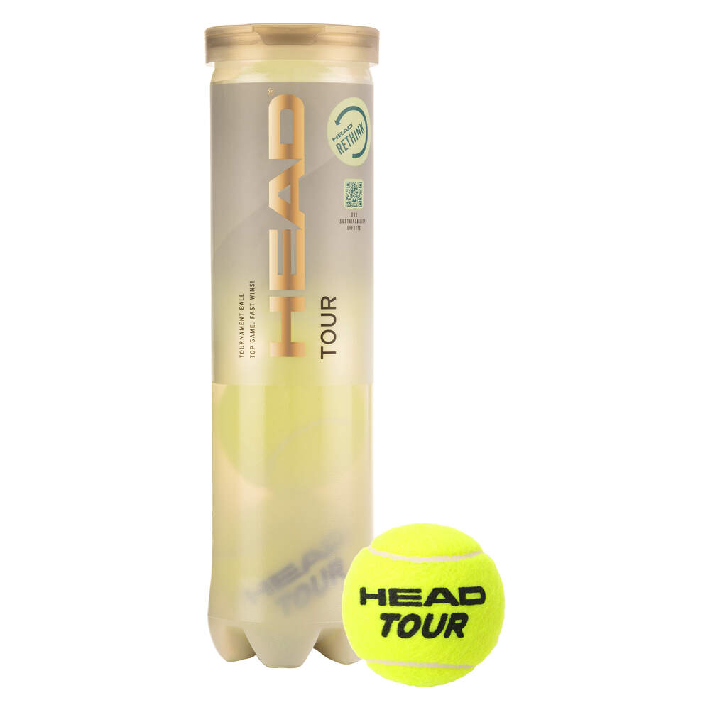 Tennisballs - Head - Tour - 4-ball can