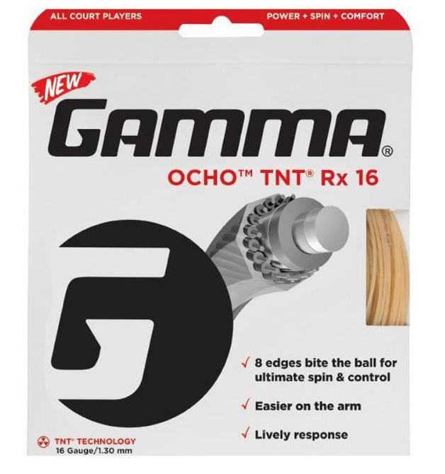Tennissaite - Gamma Ocho TNT Rx - natur - 12,2 m