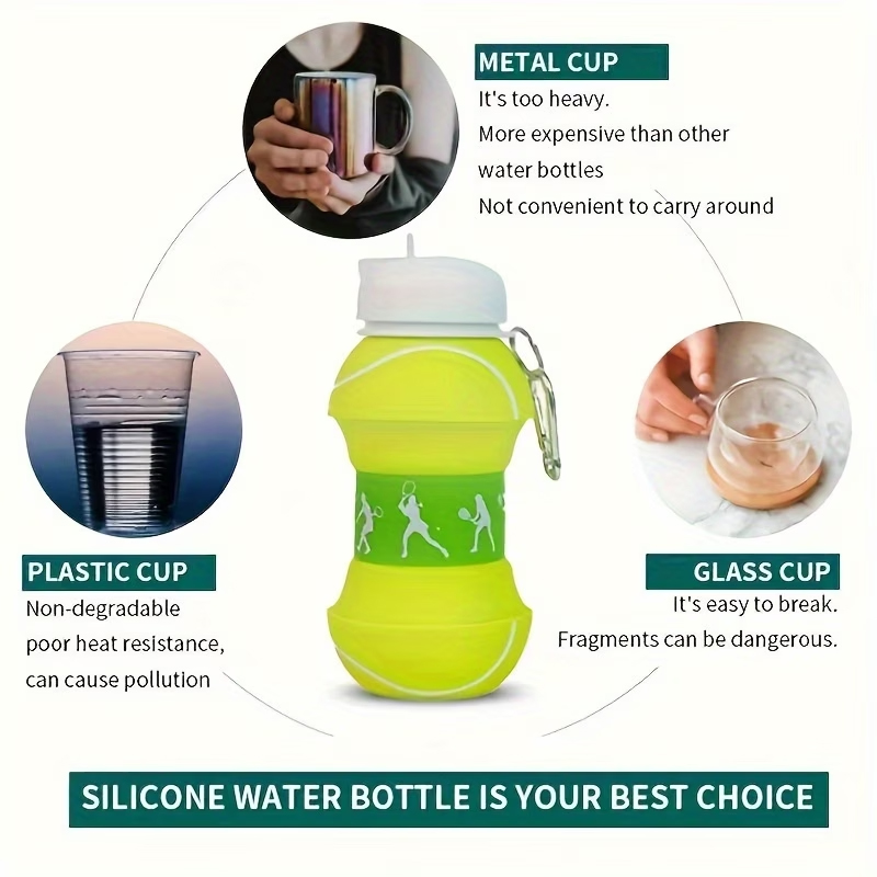 Faltbare Trinkflasche Tennis