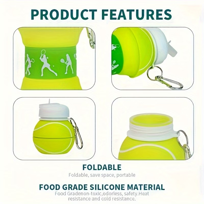 Faltbare Trinkflasche Tennis