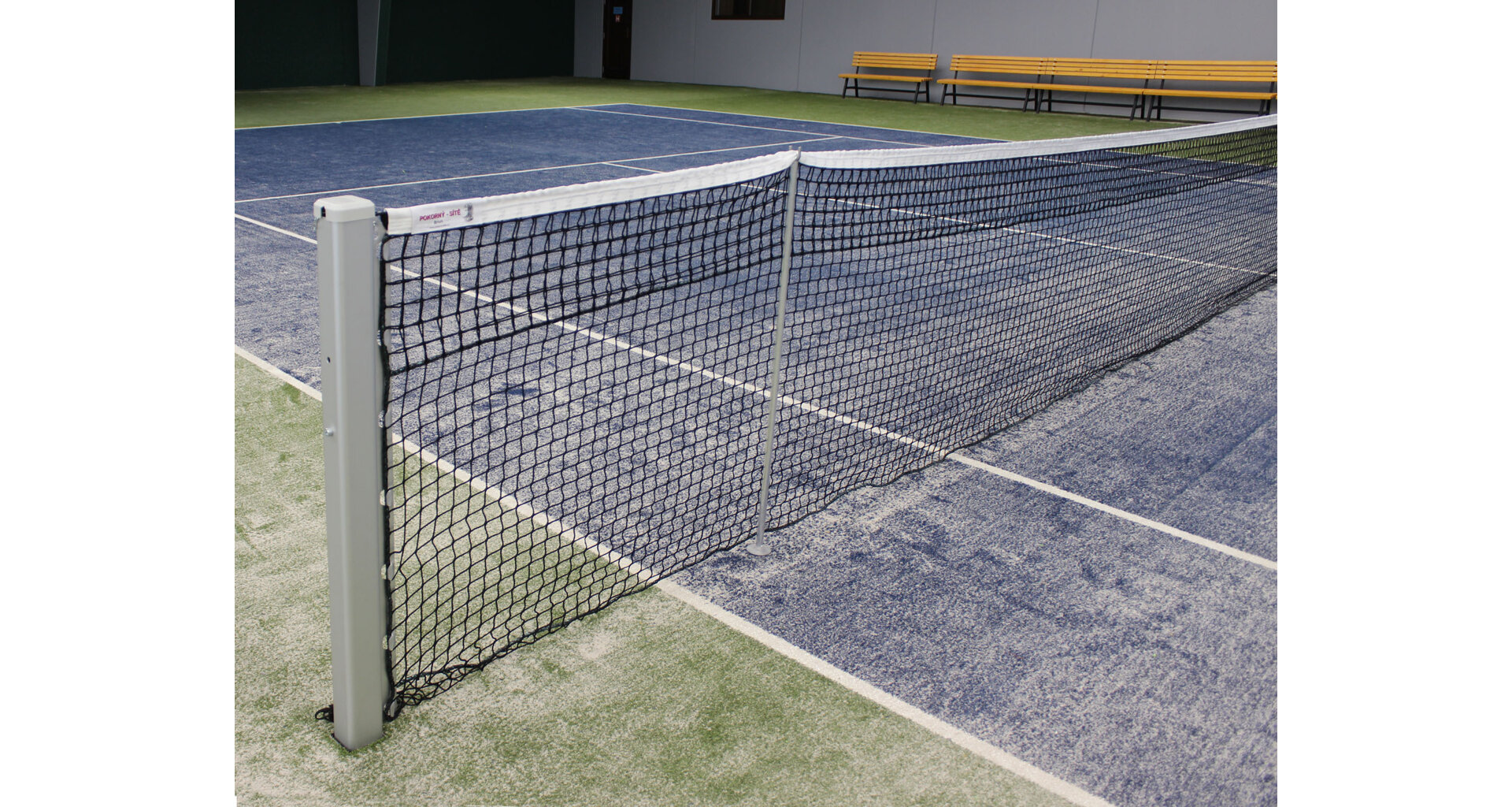 Pokorny Tennisnetz Standard doppelt