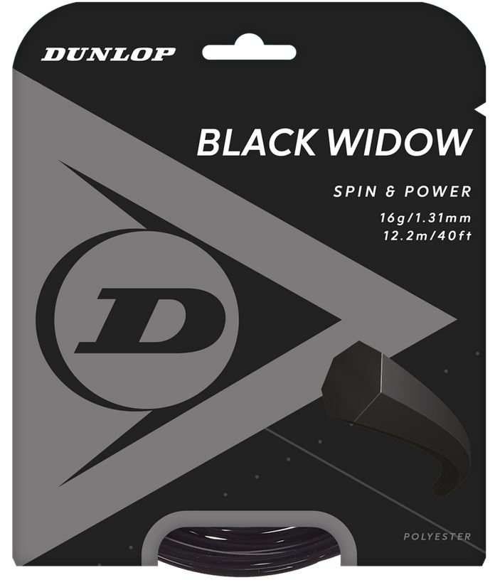 Tennissaite - Dunlop - BLACK WIDOW - 12 m