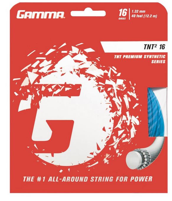 Tennissaite - Gamma - TNT² - blau - 12,2 m