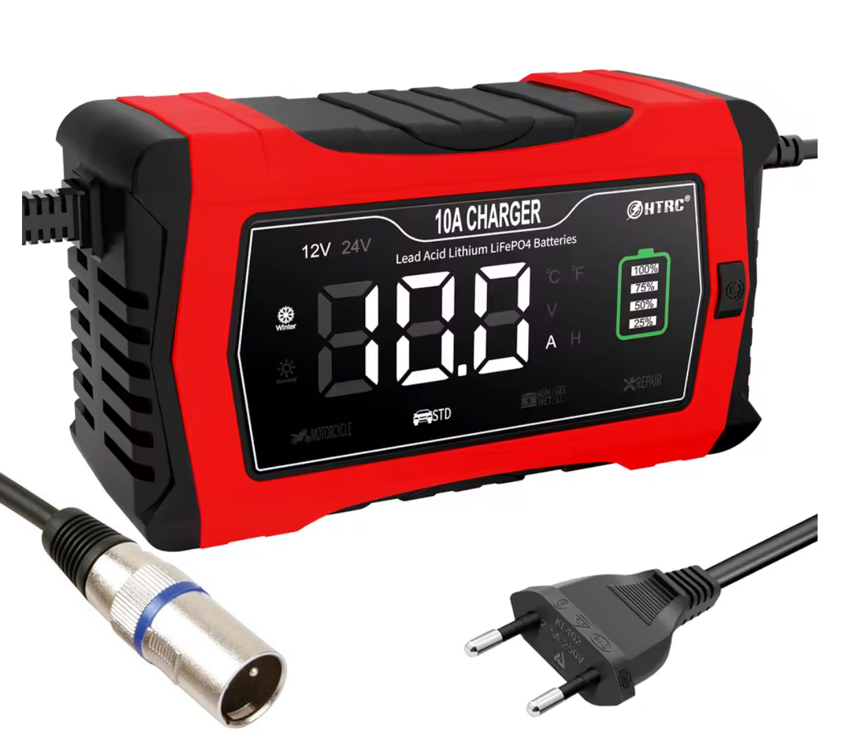 Fast Charger (10a) - for Spinfire and Lobster ball machines. lithium battery or standard battery