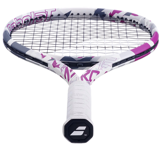 Tennisschläger - Babolat - Evo Aero Lite Pink Besaitung (2023/2024)
