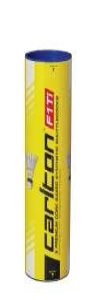 Badmintonbälle- Carlton- 6er Pack- weiß-rot