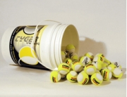 Tennisbälle Tennisbälle TYGER Trainer Pro 96 Stück gelb/weiss