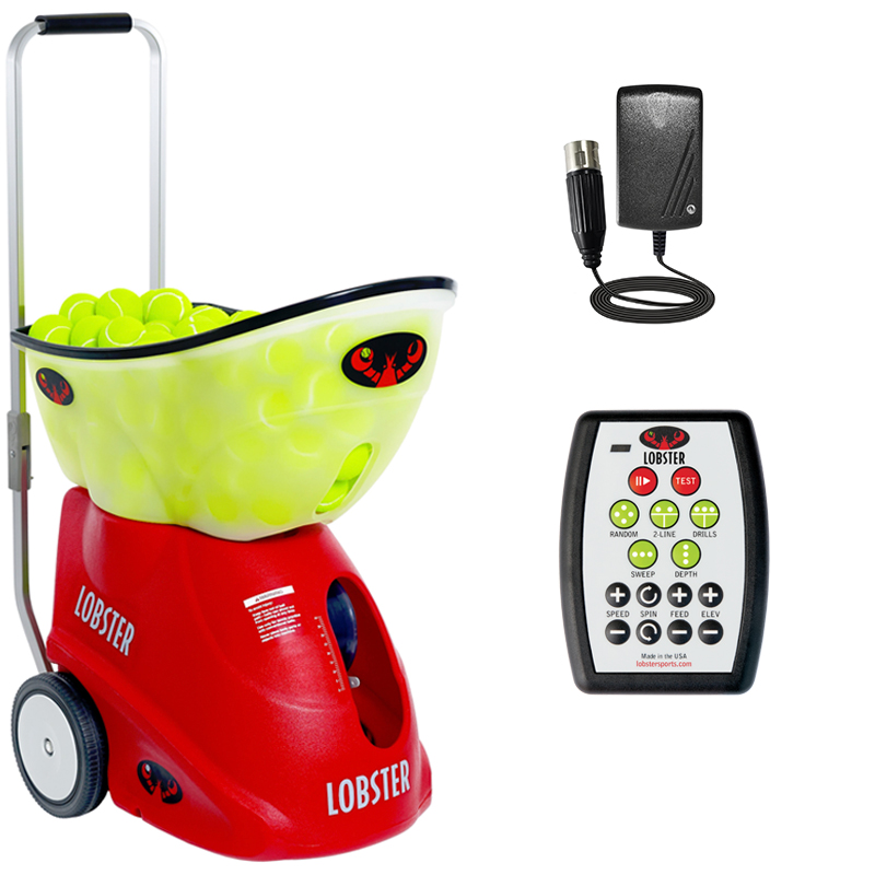 Ballwurfmaschine - Ballmaschine Lobster "Grand IV" mit Batterie und Ladegerät