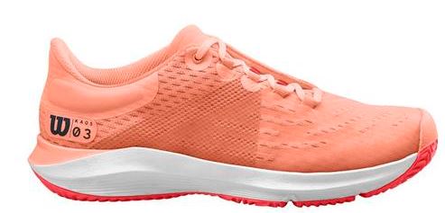 Tennisschuhe - Wilson - KAOS 3.0 - tropical peach/white/cayenne - Damen (2020)