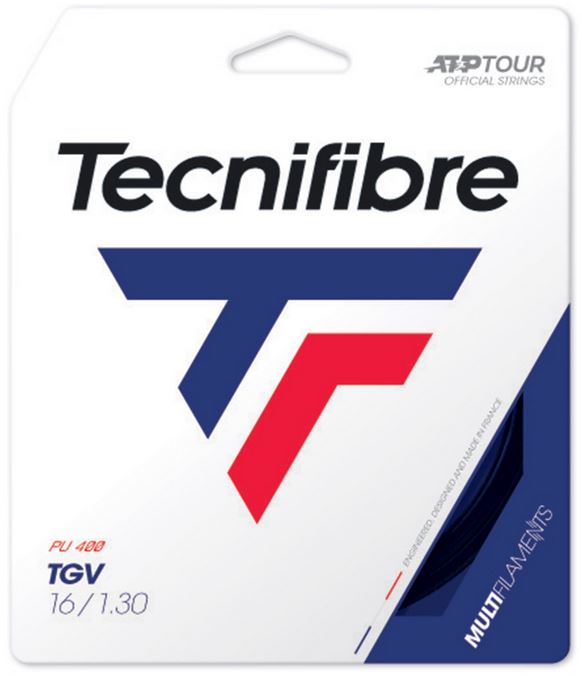 Tennissaite - Tecnifibre - TGV - 12 m - Schwarz
