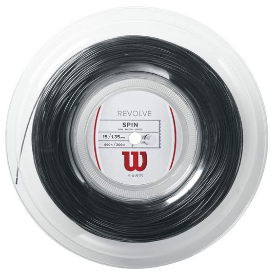 Tennisstring - Wilson - REVOLVE - black - 200 m (2018)