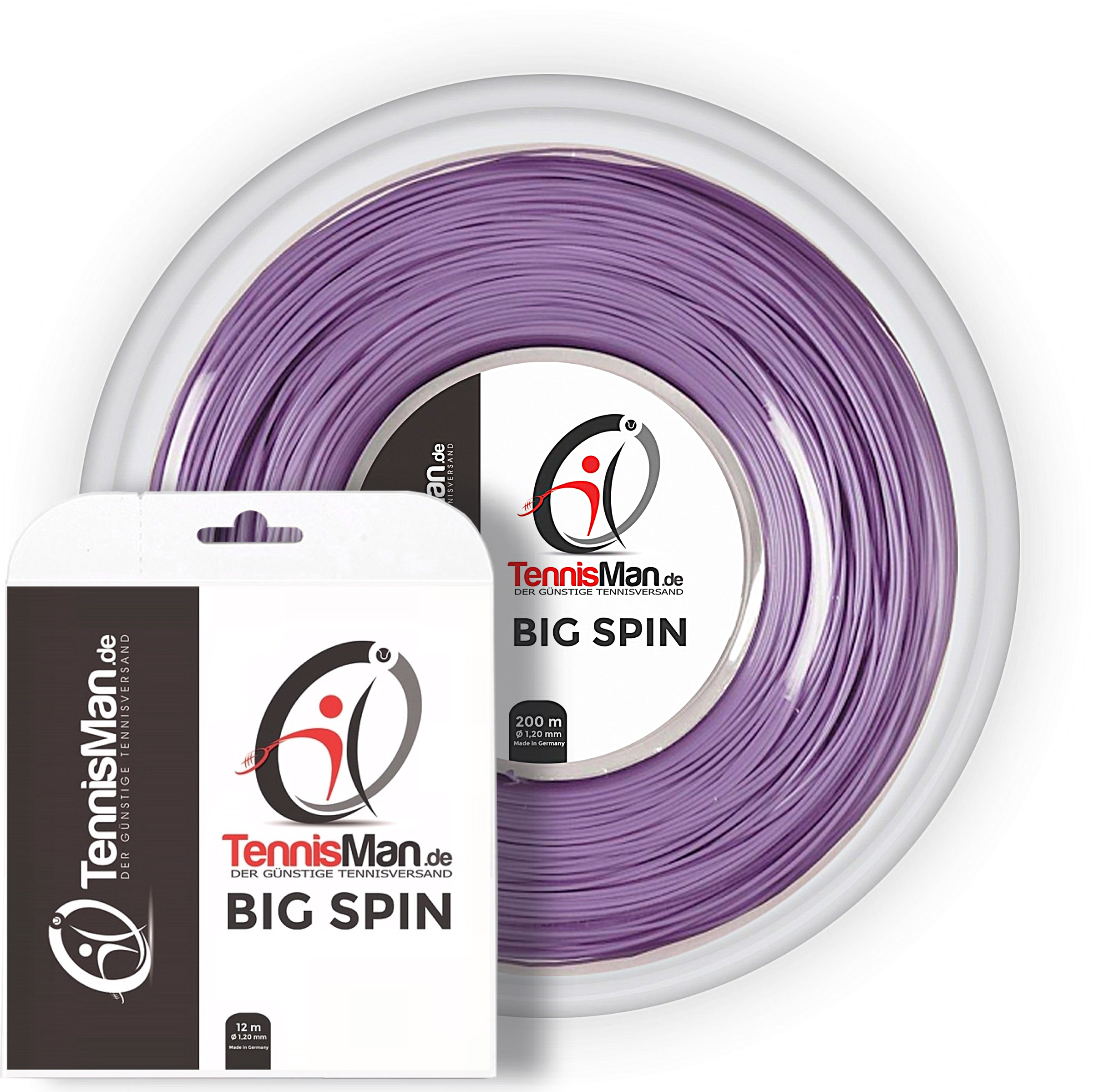 Tennissaite - Tennisman BIG SPIN (Original) - 12 m