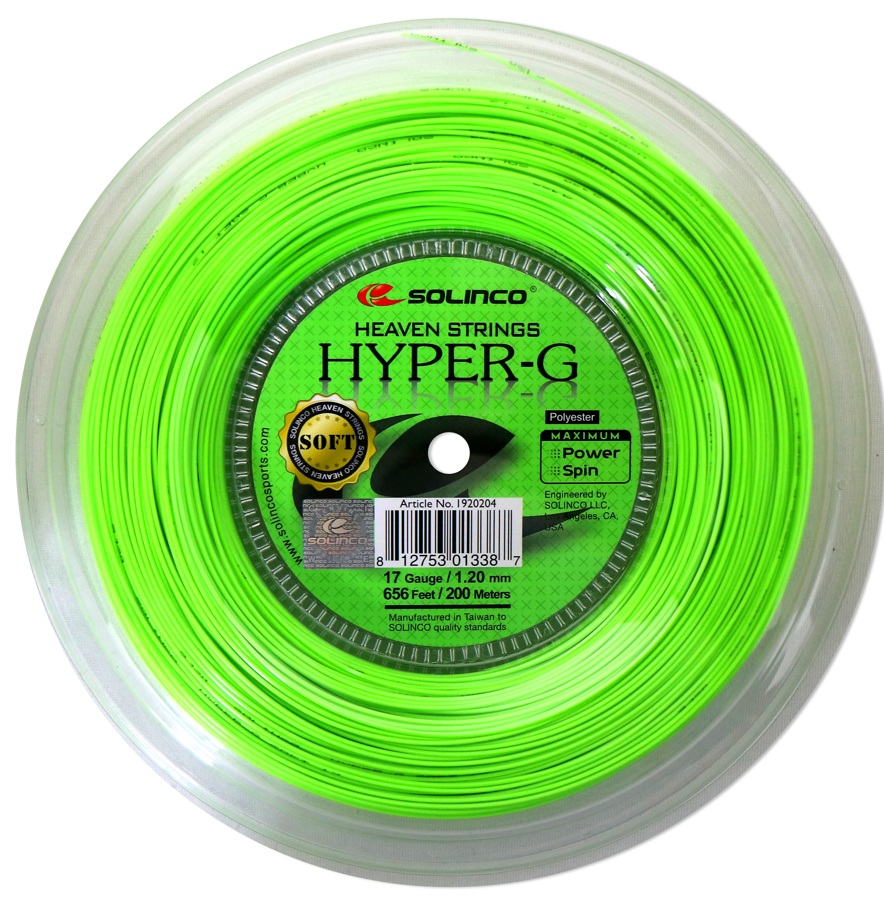 Tennissaite - SOLINCO Hyper-G SOFT - 200 m