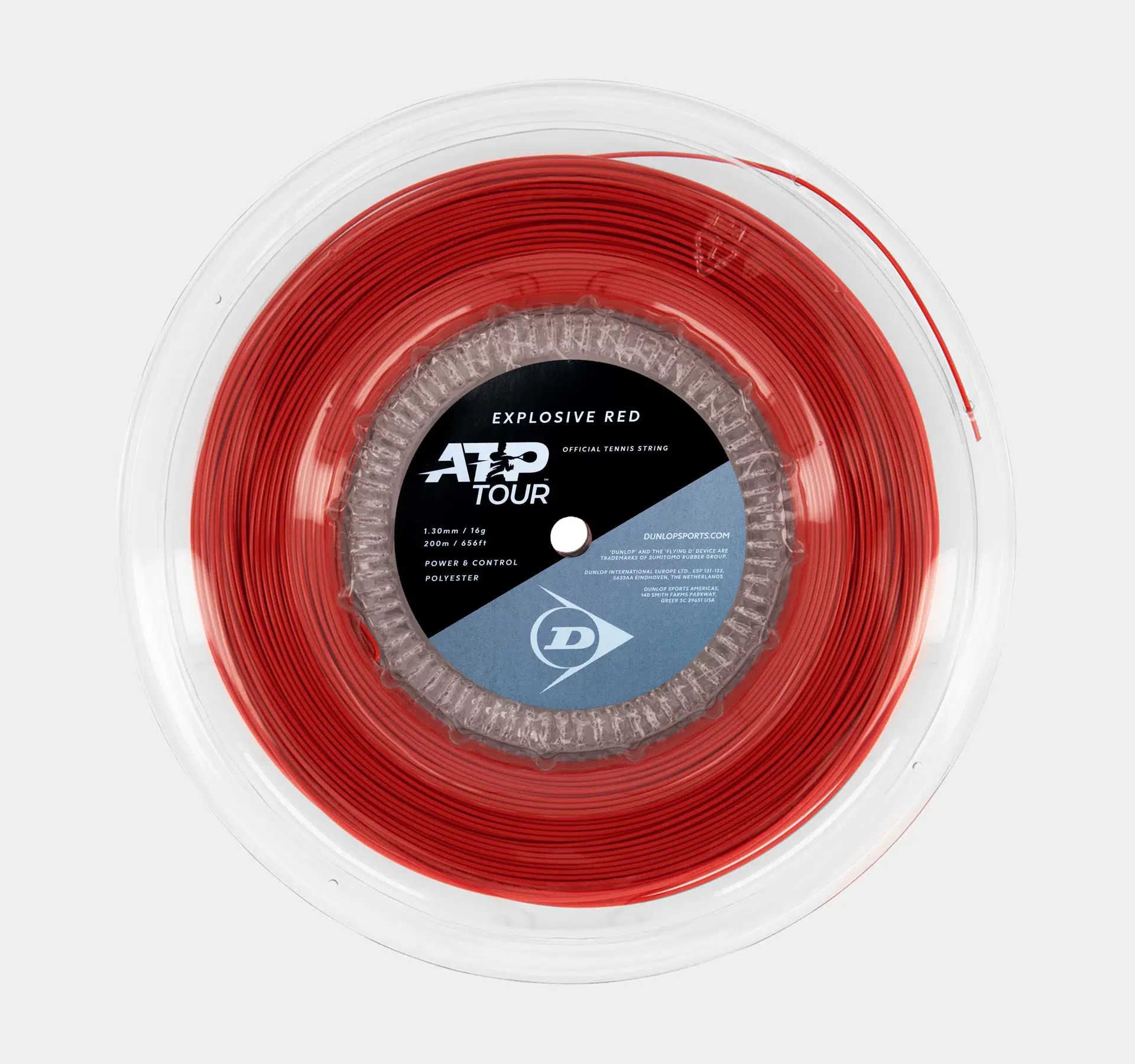Tennissaite - Dunlop - EXPLOSIVE RED - 200 m
