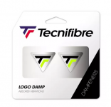 Vibrastop- Tecnifibre Logo Damp - neon-2er 