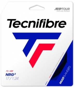 Tennissaite - Tecnifibre - NRG² - 12 m - Schwarz 