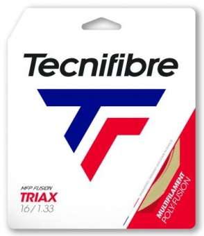 Tennisstring - Tecnifibre - TRIAX - 12 m - Naturel 
