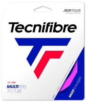 Tennissaite - Tecnifibre - MULTIFEEL - 12 m - Pink 