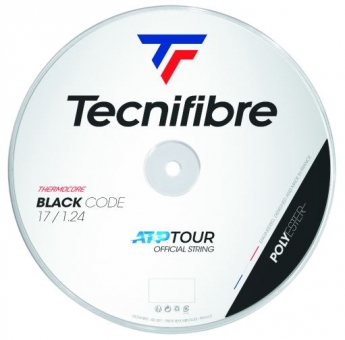 Tennisstring - Tecnifibre - BLACK CODE - 200 m - Lime 