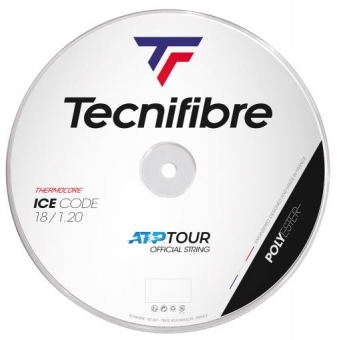 Tennissaite - Tecnifibre - ICE CODE - 200 m - Weiß 