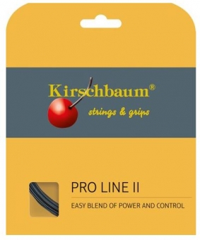 Tennissaite - Kirschbaum - PRO LINE II - 12 m - schwarz 