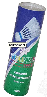 Spartan Badmintonbälle - 4er Pack 