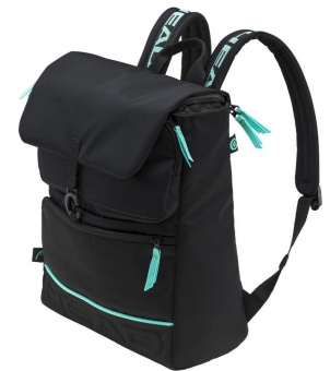 Racketbag - Head - Coco Backpack - black/mint (2022) 