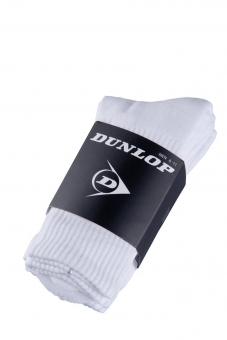 Dunlop Tennissocken -  3er Pack - weiß 