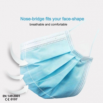 Mund Nase - Einwegmaske - 25er Pack 