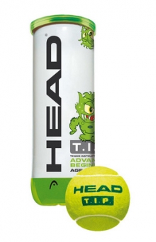 Tennisbälle - Head - T.I.P. green - 3er Dose 