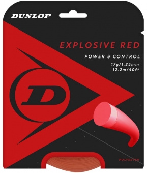Tennisstring - Dunlop - EXPLOSIVE RED - 12 m 