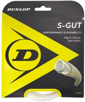 Tennisstring - Dunlop - S-GUT - 12 m 