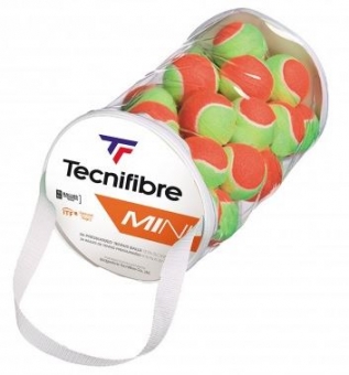 Tennisballs - Tecnifibre - MINI Stage 2 (polybag with 36 balls) 