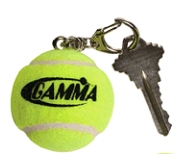 Gamma Tennis Ball Keychain 
