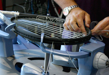 stringing of your racket 