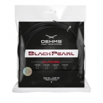 Tennisstring - Oehms - Black Pearl Classic - 12 m 