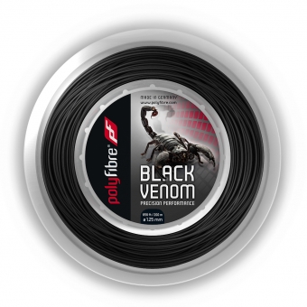 Tennissaite - Polyfibre Black Venom - 200 m 
