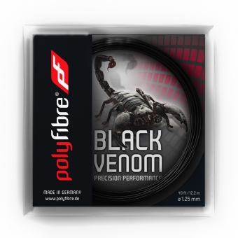 Tennissaite - Polyfibre Black Venom - 12 m 