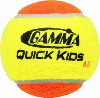 Tennisbälle - Gamma Quick Kids 60 Foam Balls- 12 er Pack 
